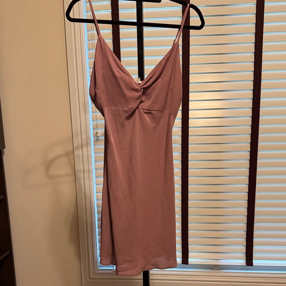Abercrombie & Fitch Dusty Rose Slip Dress - Aize Large